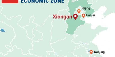 Žemėlapis Shenzhen specialios ekonominės zonos